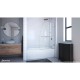 Aqua Uno Hinged Tub Door