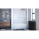 Aqua Uno Hinged Tub Door